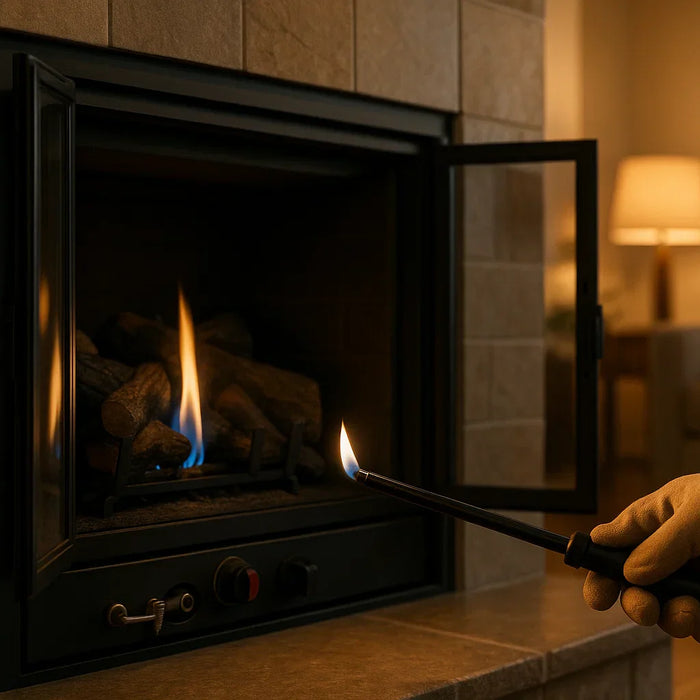 How to Light a Gas Fireplace