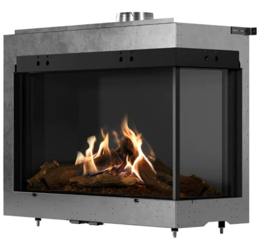Faber MatriX 4326 Series Two-sided Right-facing Built-in Gas Fireplace