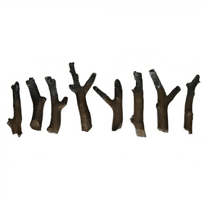 Amantii 8 pcs Natural Wood Log Set