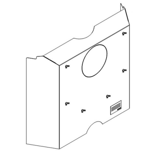 Amantii Reduce Clearance Heat Shield for Lynwood Wood Stove
