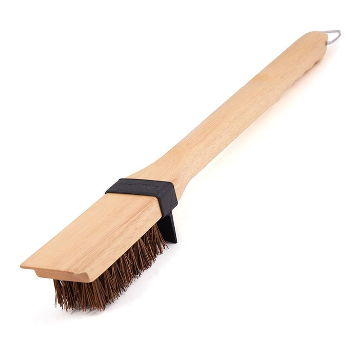 Broil King Heavy and Long Palmyra Bristles Wood Grill Brush