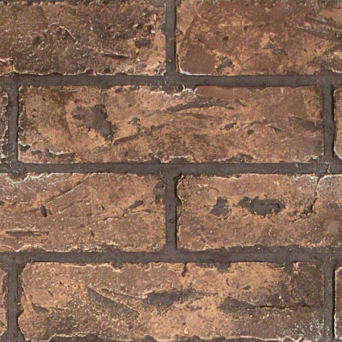 Superior Blended Brown Stacked Ceramic Liner Kit for Gas Fireplaces