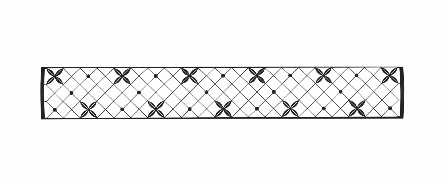 Infratech Traditional Motif Decorative Fascia for 39” Dual Element Heater