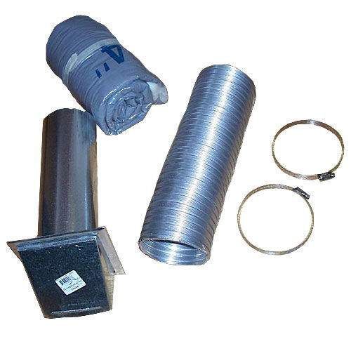4 feet Insulated Flex Pipe Outside Air Kit
