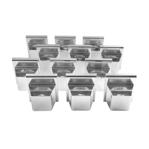 Wall Terminal/Vinyl Siding Sheild Pack, 4/7" - Bulk Pack of 12 | GD-222-BULK