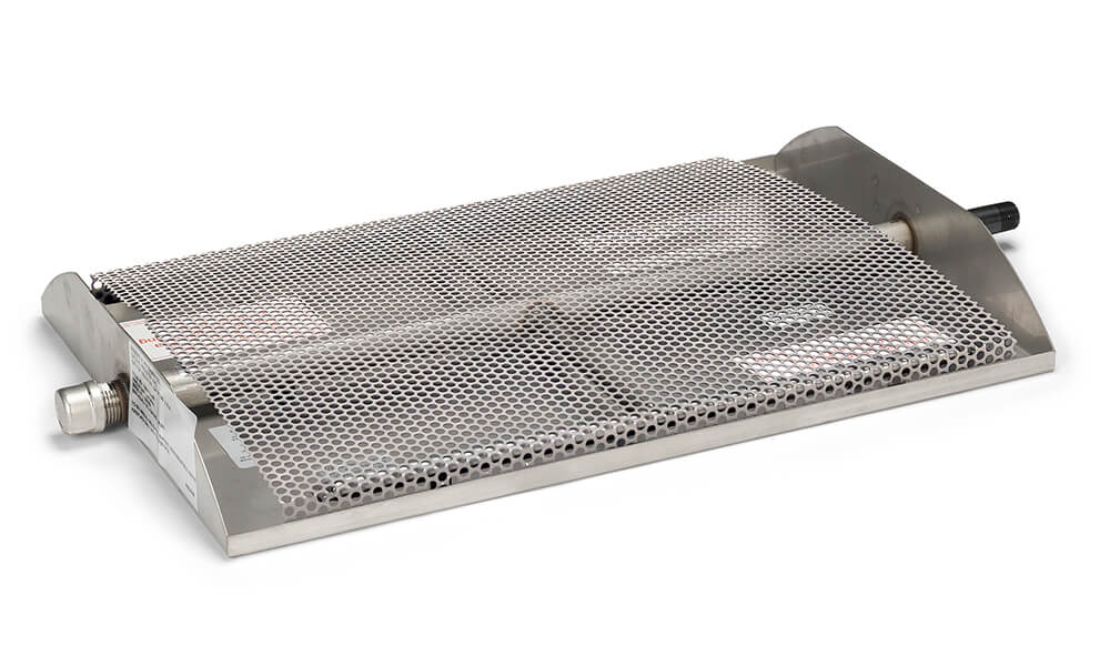 Real Fyre G45 60-inches Assembled Glass See-Thru Outdoor Stainless Steel Burner System w/ Safety Valve