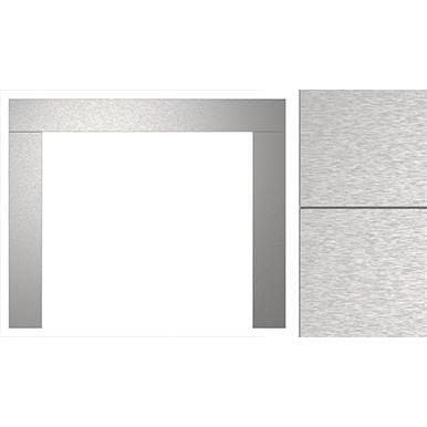 Superior 3-Piece Stainless Steel Surround for Fireplaces