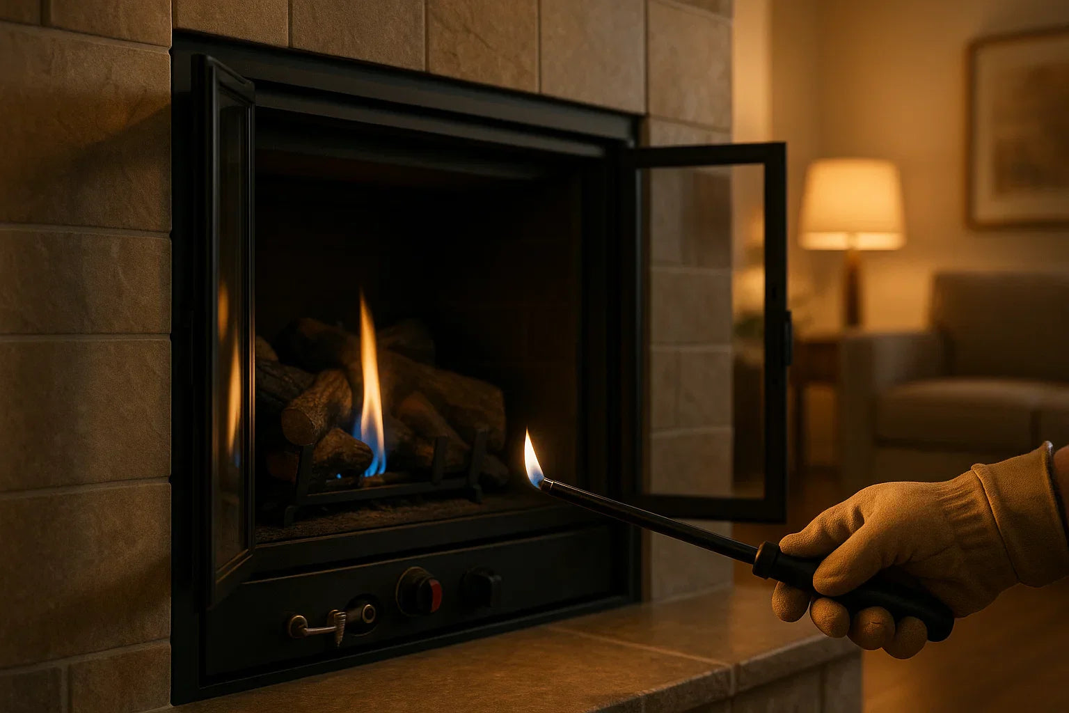 How to Light a Gas Fireplace