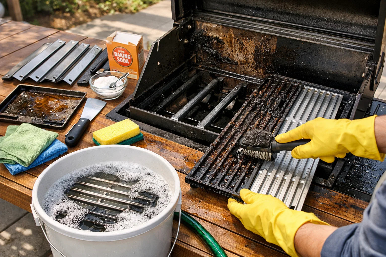 How to Wash BBQ Grill
