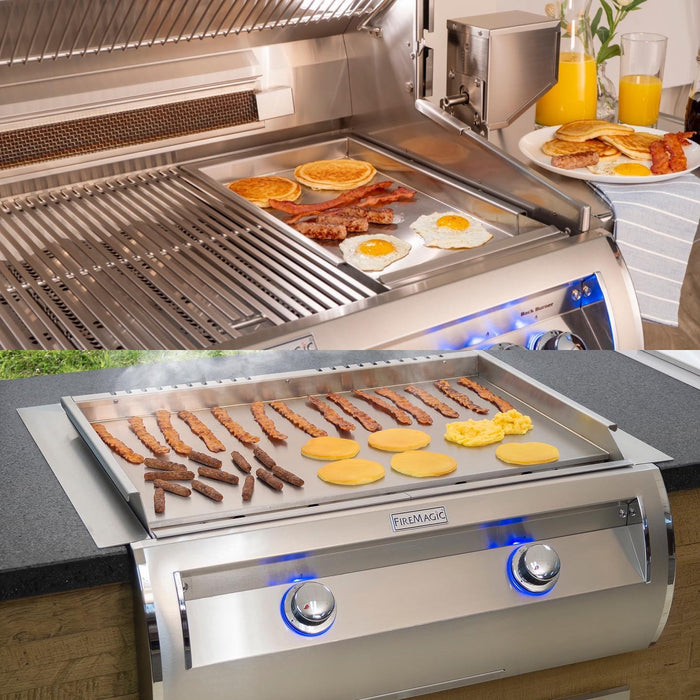 Aurora Charcoal Combo Grill W/ Analog Thermometer , Natural Gas, Built In, 36", Fire Magic