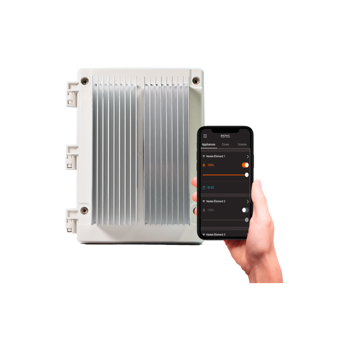 Bromic Affinity Smart-Heat Dimmer Control - 2 Channel 12kW (6kW/Ch)