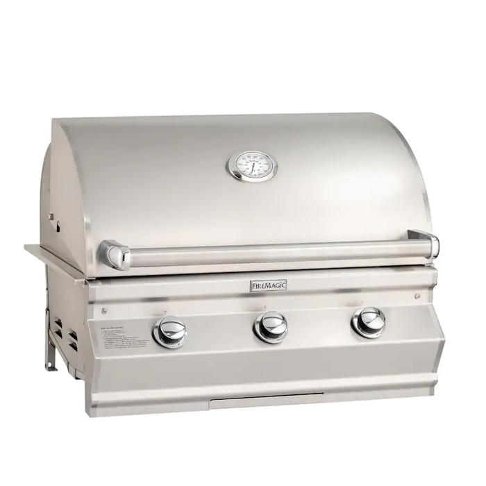 Choice Multi-User Built-In Natural Gas Grill with Analog Thermometer, 30", Fire Magic