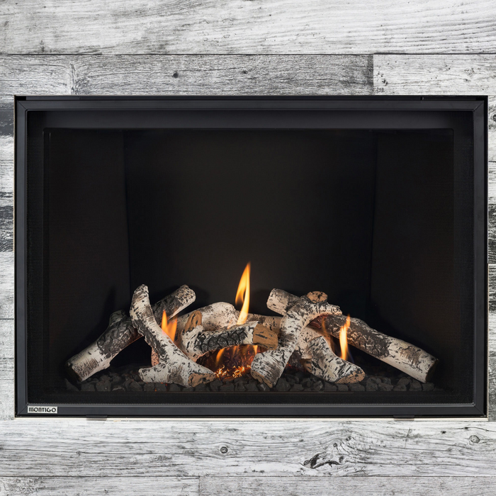 Montigo DelRay Square Direct Vent Gas Fireplace - 42" (Basic)