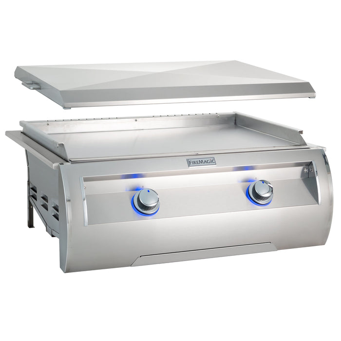 Echelon Diamond Built-In Natural Gas Griddle With Stainless Steel Cover,  30", Fire Magic