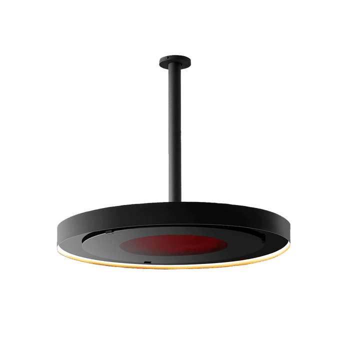 Bromic Eclipse 24" Straight Ceiling Mount Pole - Matte Black
