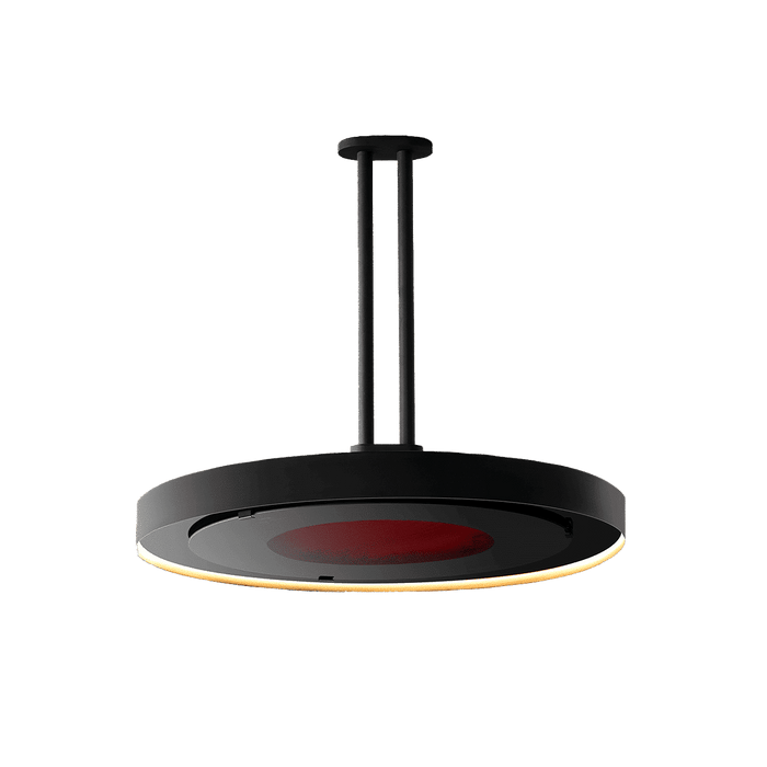 Bromic Eclipse 24" Twin Ceiling Mount Pole - Matte Black