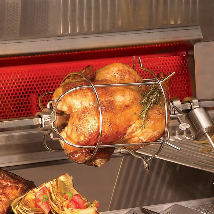 Aurora Built-In Grill W/ 1 Sear Burner, Backburner, Rotisserie Kit & Analog Thermometer, Natural Gas , 29" , Fire Magic