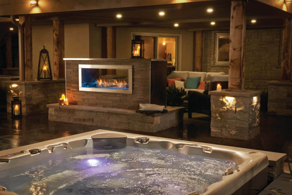 Napoleon Galaxy 48" See Through Outdoor Gas Fireplace | GSS48STE