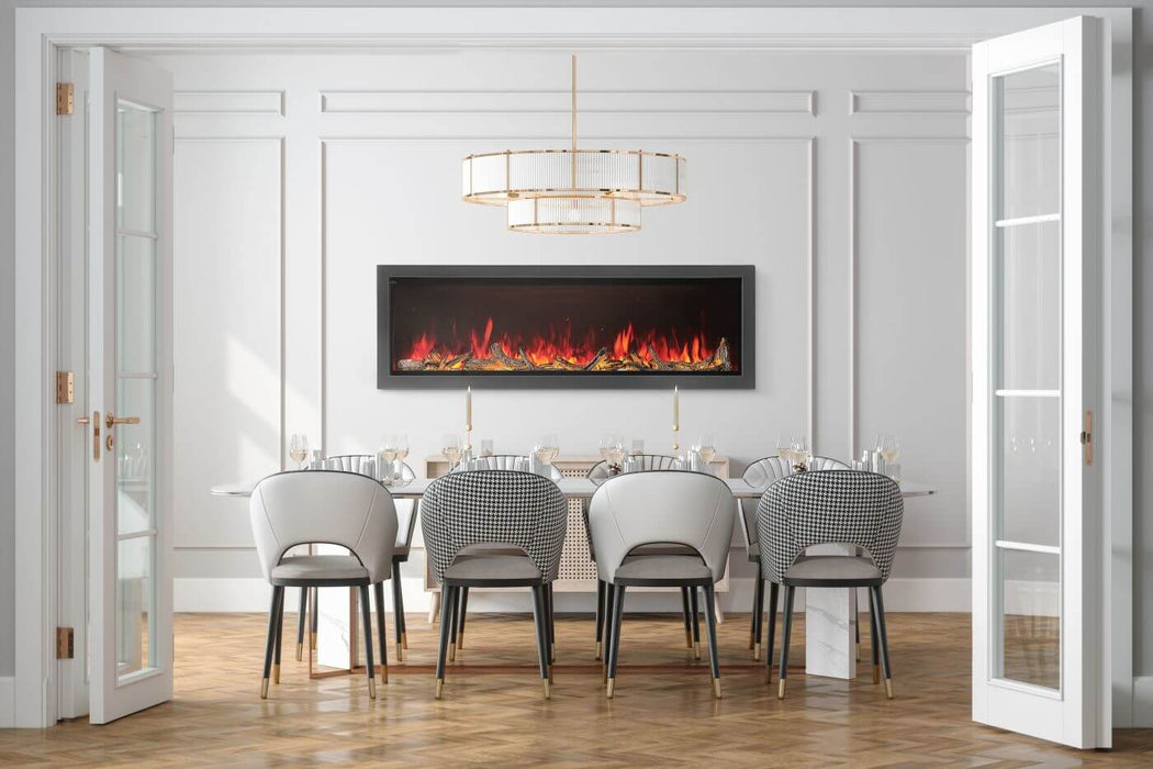 Napoleon Astound 74" Linear Electric Fireplace | NEFB74AB