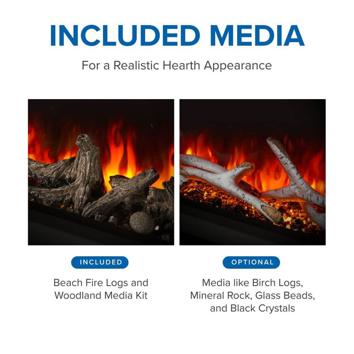 Napoleon Astound 74" FlexMount Electric Fireplace | NEFL74AB