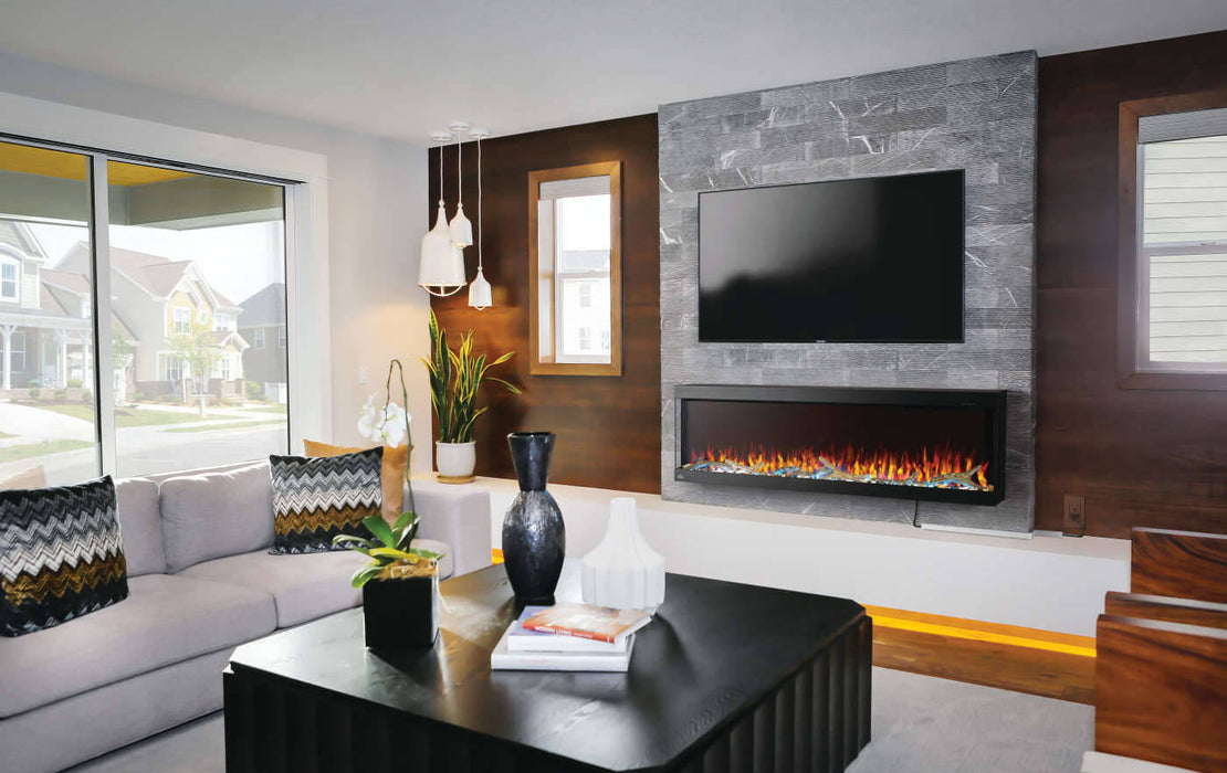 Napoleon Trivista™ Pictura 60" Three-Sided Wallmount Electric Fireplace