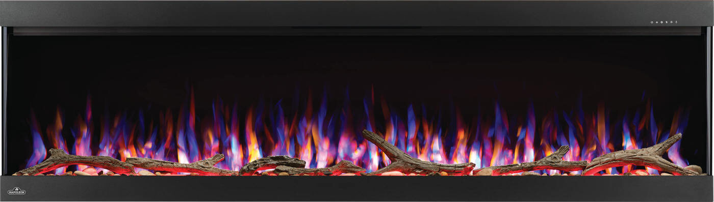 Napoleon Trivista™ Pictura 60" Three-Sided Wallmount Electric Fireplace
