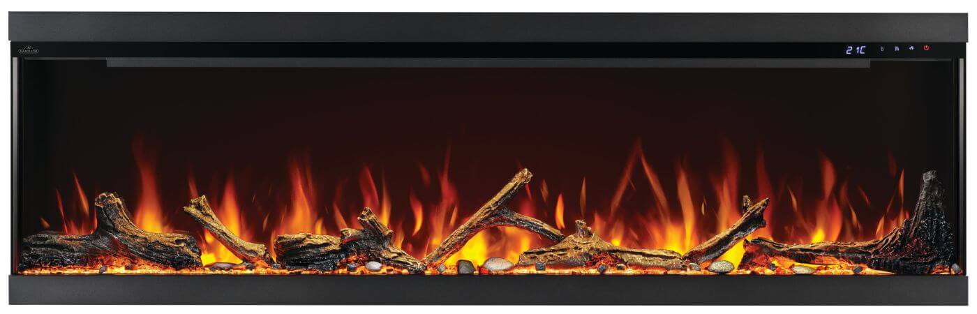 Napoleon Astound 74" FlexMount Electric Fireplace | NEFL74AB