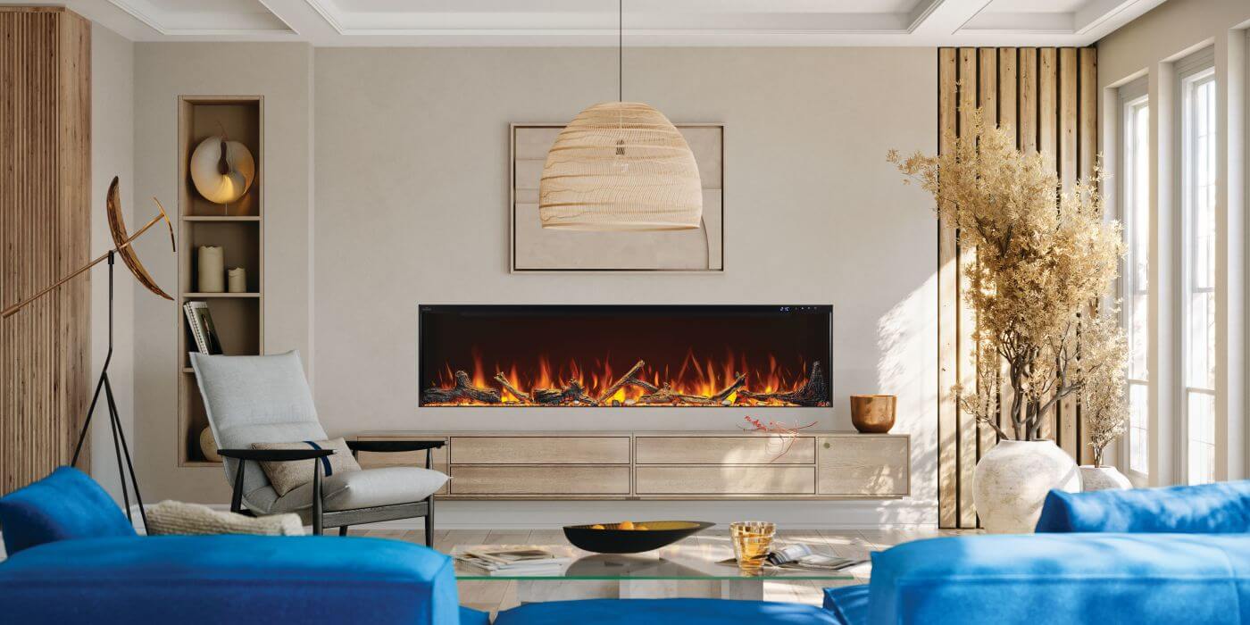 Napoleon Astound 74" FlexMount Electric Fireplace | NEFL74AB