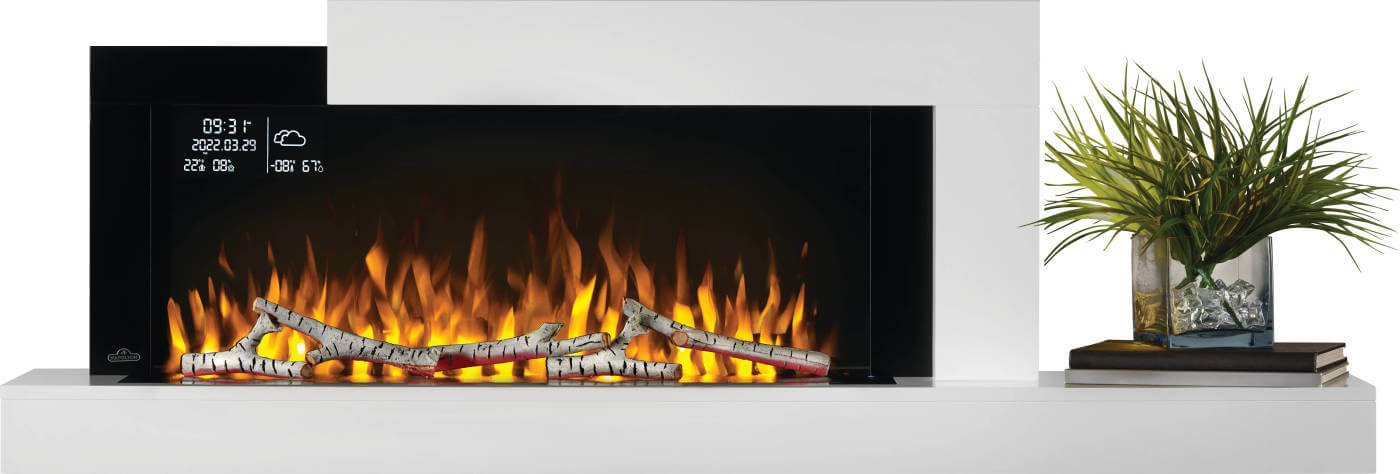 Napoleon 59" Stylus Cara Elite Wall Mount Electric Fireplace | NEFP32