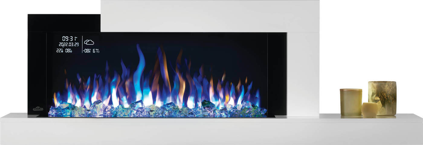 Napoleon 59" Stylus Cara Elite Wall Mount Electric Fireplace | NEFP32