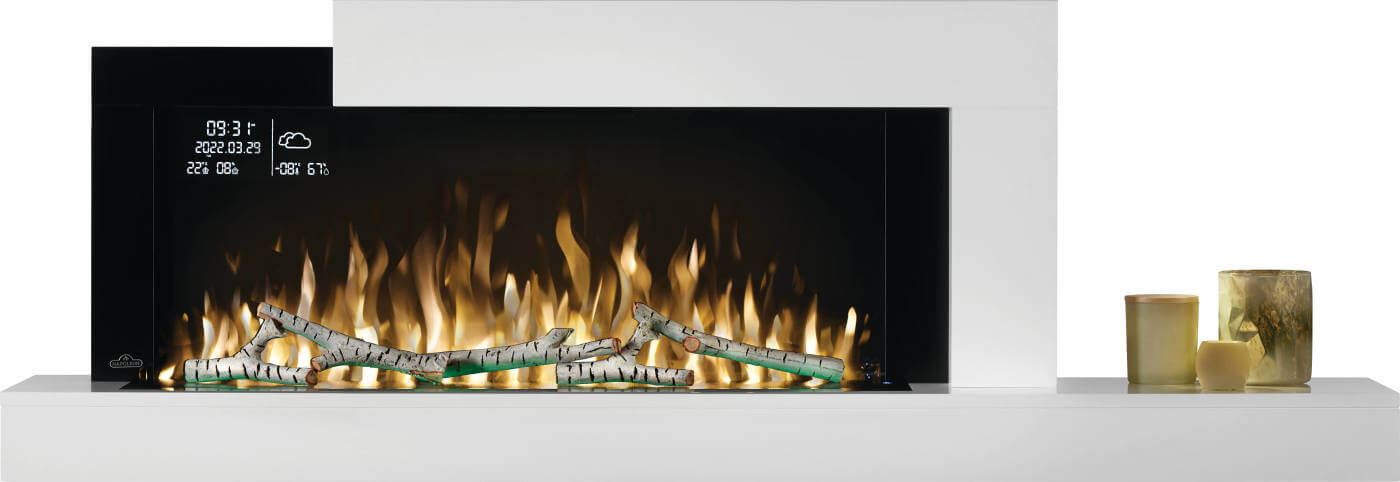 Napoleon 59" Stylus Cara Elite Wall Mount Electric Fireplace | NEFP32