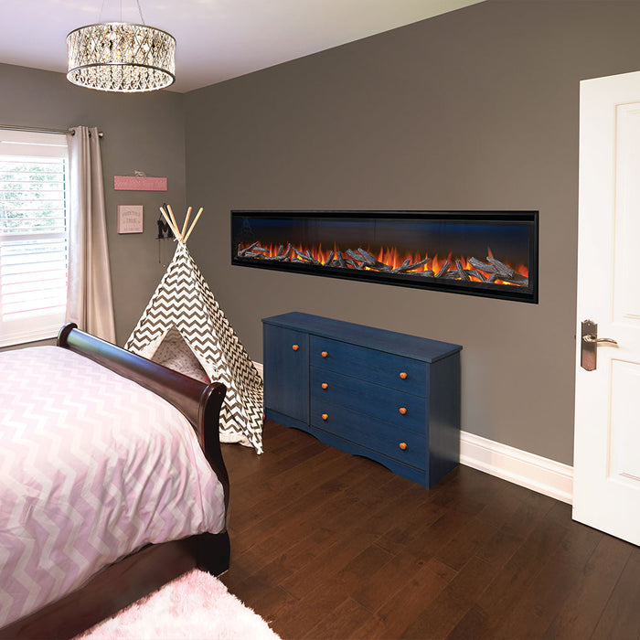 Napoleon 74" Alluravision Deep Wall Mount Electric Fireplace | NEFL74CHD