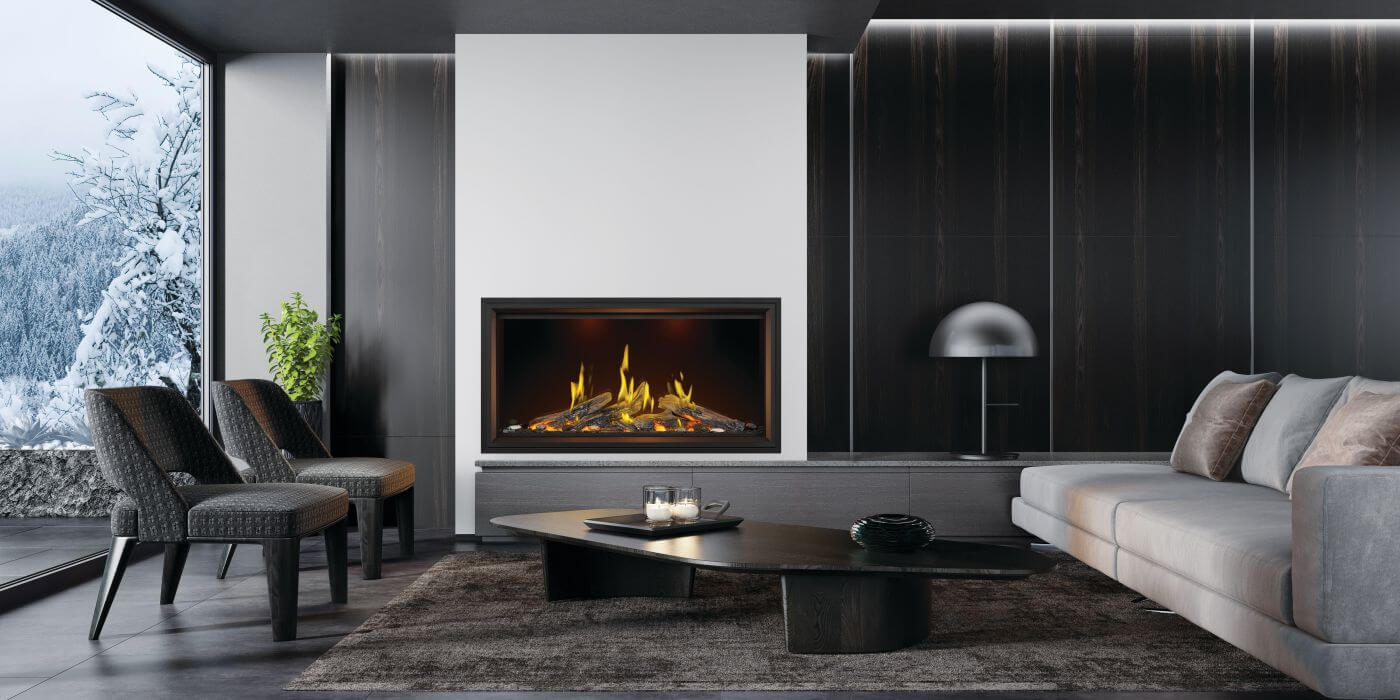 Tall Linear Vector™ 50" with Luminous Logs | TLV50LN