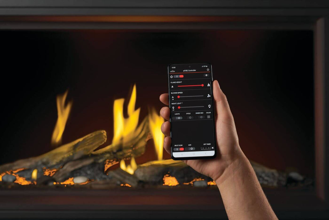 Tall Linear Vector™ 50" with Luminous Logs | TLV50LN