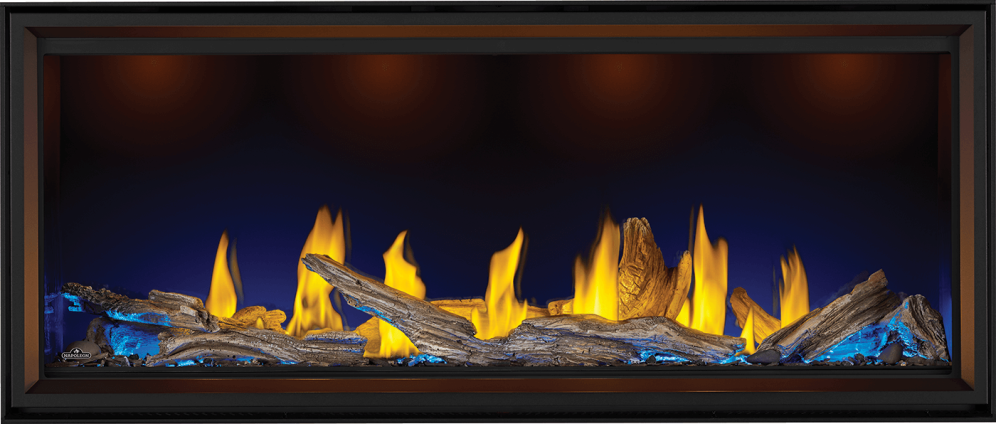 Napoleon Tall Linear Vector Series 62" Direct Vent Gas Fireplace | TLV62