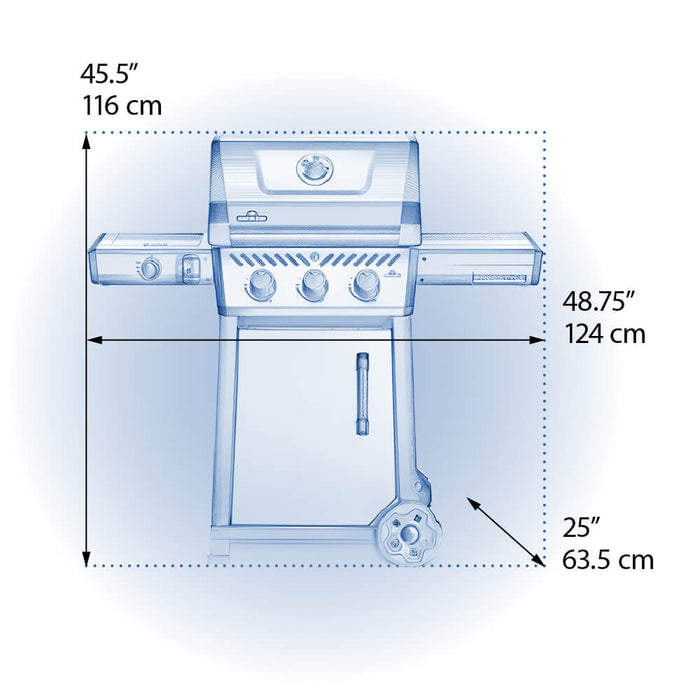 Freestyle™ 365 SB with Range Side Burner