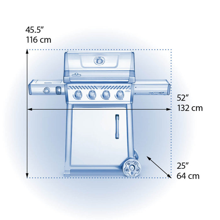 Freestyle™ 425 SB with Range Side Burner