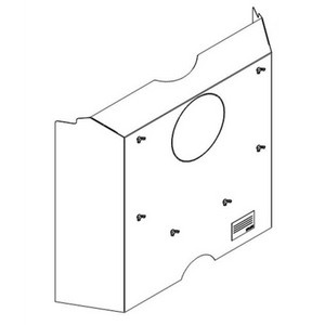 Amantii Reduce Clearance Heat Shield for Lynwood Wood Stove