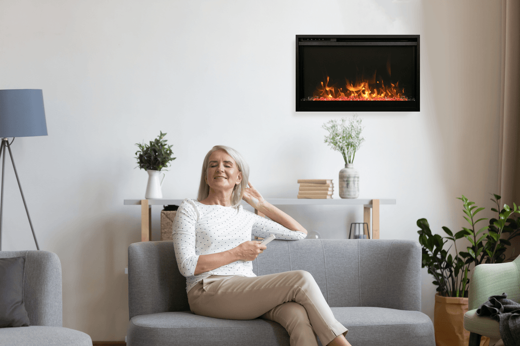 Amantii Traditional Xtra Slim 30" Electric Fireplace