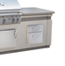 American Outdoor Grill Double Drawer for Outdoor Grilll, Double Wall, Built-in , Stainless Steel, 14.5", American Outdoor Grill, 16-15-DSSD Drawer