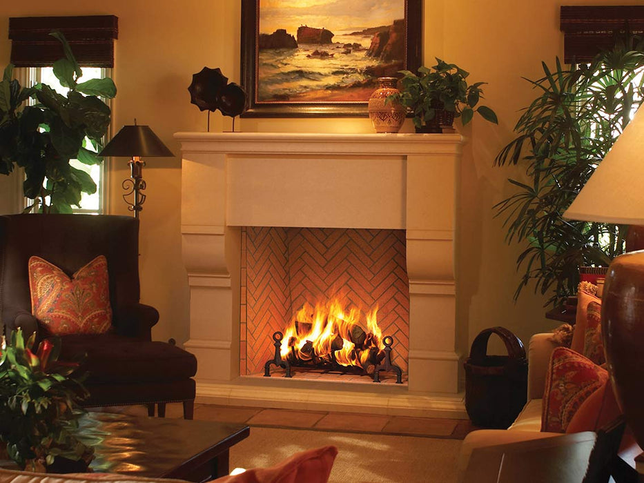 Astria 48-inch Citadel Open-Hearth Wood-Burning Fireplace