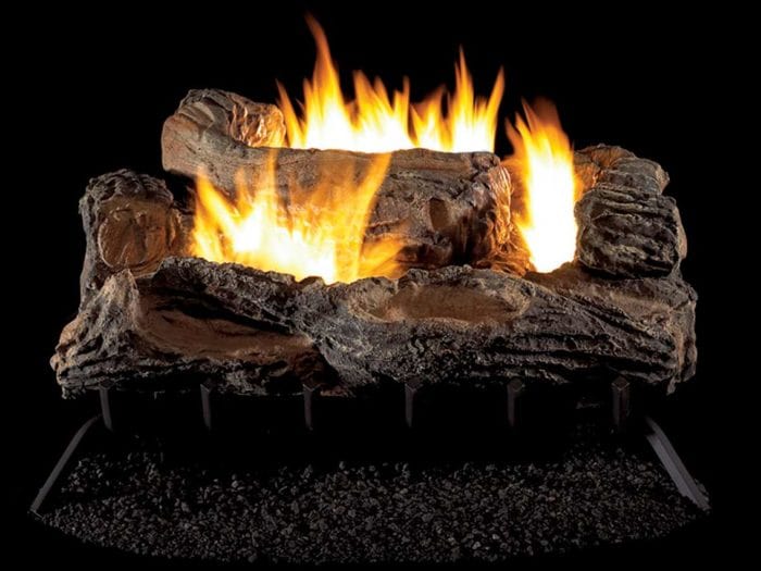 Astria 27 inch Northern Oak Vent-Free Gas Log Set — Dawson