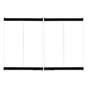 Superior 36-Inch Ebony Finish Mosaic Masonry Bi-Fold Glass Doors for WRT6036 & WRE6036 Wood Burning Fireplaces (BDMO36E)