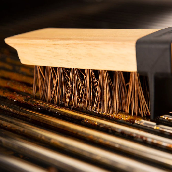 Broil King Heavy and Long Palmyra Bristles Wood Grill Brush
