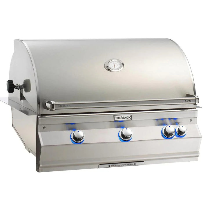 Aurora Built In Grill With Rotisserie Kit & Analog Thermometer, Natural Gas , 36, Fire Magic