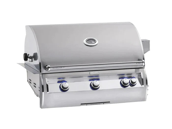 Echelon Diamond Built-In Grill W/ Backburner, Rotisserie Kit and Analo ...