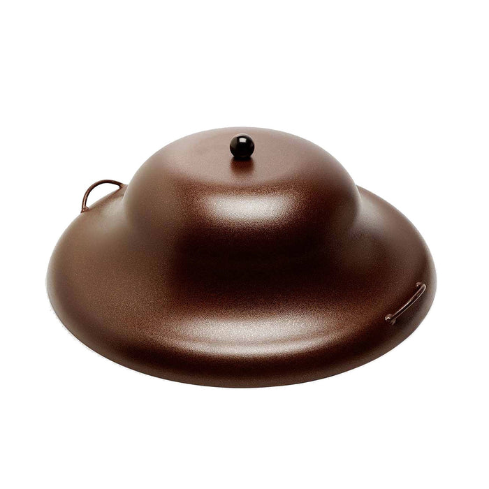 HPC Fire Aluminum Tall Round Hard Fire Pit Burner Cover by HPC Fire Fire Pit Burner Covers 32" / Copper Vein