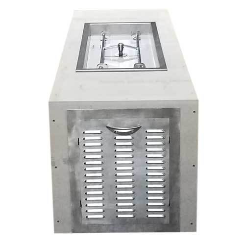 HPC Fire Rectangle H-Burner Unfinished LPT Fire Pit Enclosure by HPC Fire DIY Unfinished Fire Pits