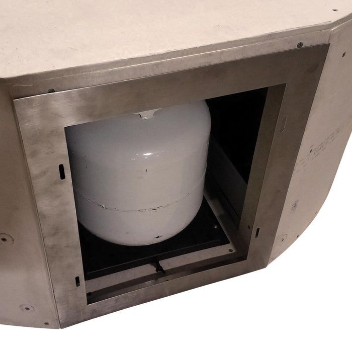 HPC Fire Rectangle H-Burner Unfinished LPT Fire Pit Enclosure by HPC Fire DIY Unfinished Fire Pits