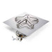HPC Fire Square Flat Ignition Fire Pit Burner Kit Match Lit by HPC Fire Fire Pit Pan and Burner Kit